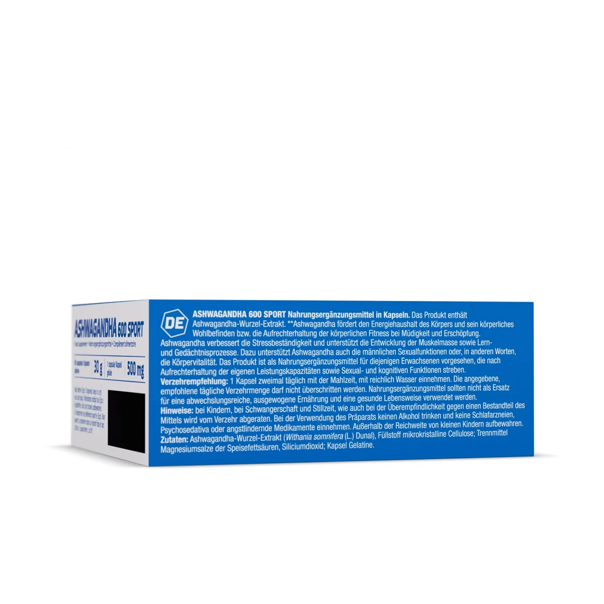 OLIMP SPORT NUTRITION- Ashwagandha 600 Sport Caps. Bio Ashwaganda-Wurzel-Extrakt hochdosiert. (60 Kapseln) – Bild 3