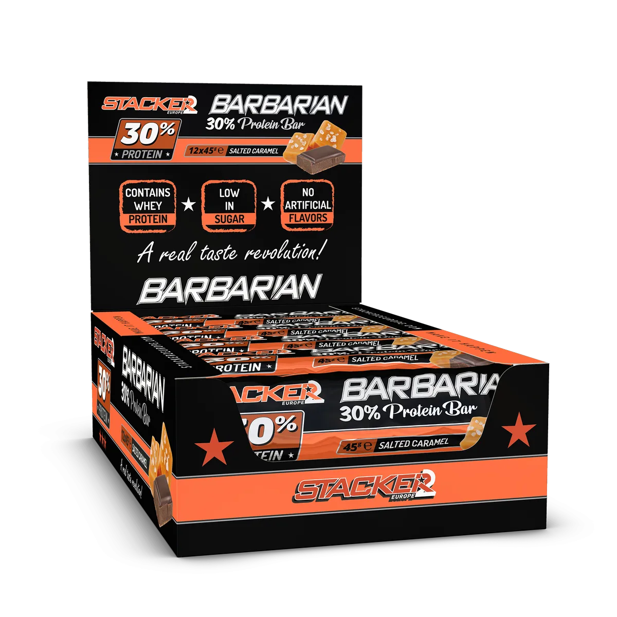 Barbarian 30% Protein Bar Chocolate toffee / 540.0 – Bild 2