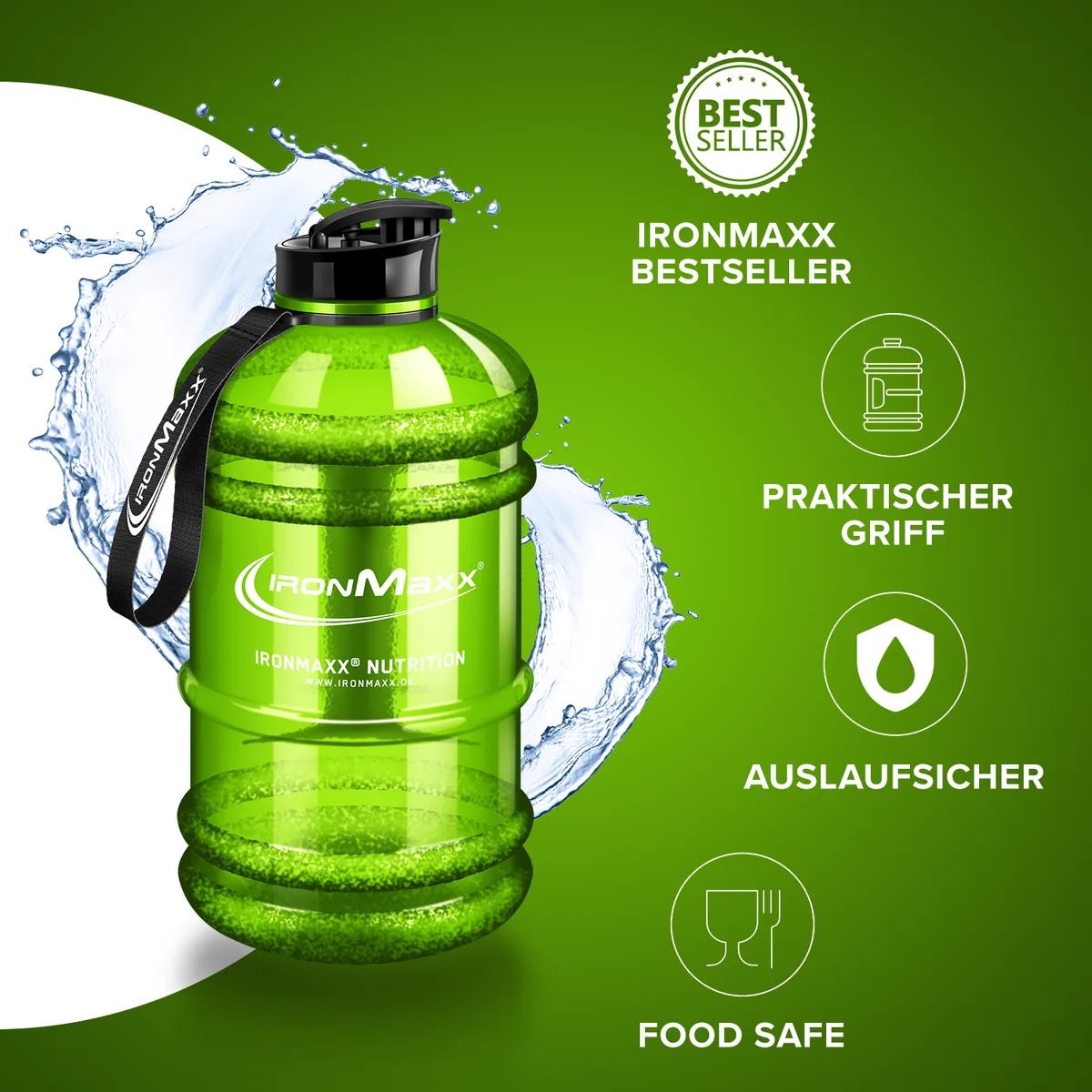 Water Gallon (2200ml) - Grün – Bild 3