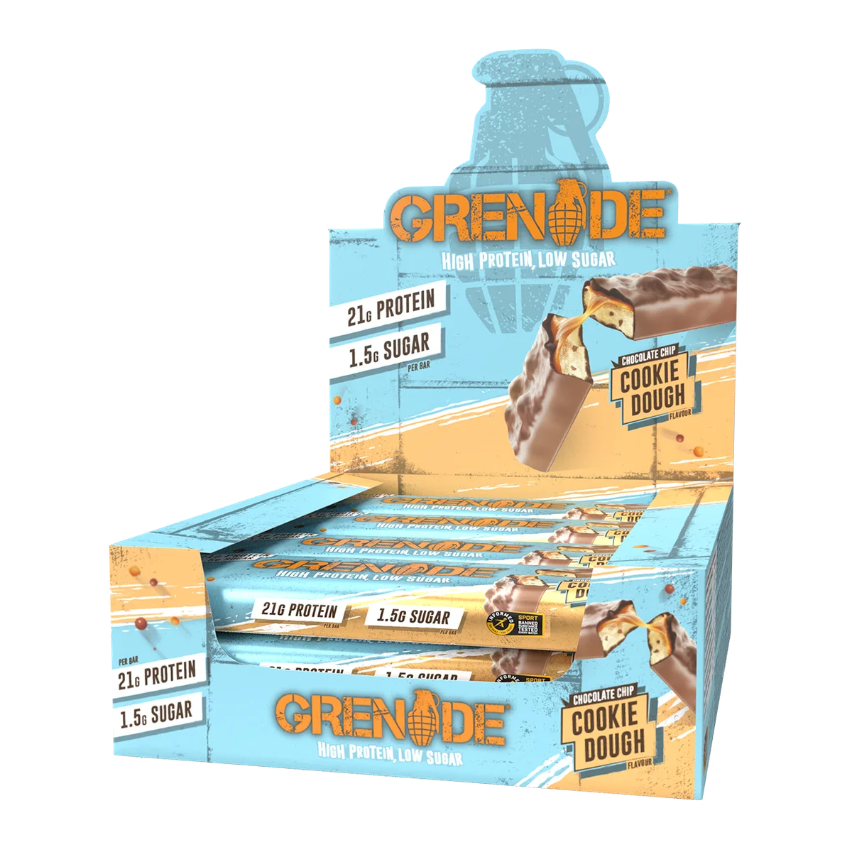 Grenade Protein Bars Cookie Dough / 720.0 – Bild 6