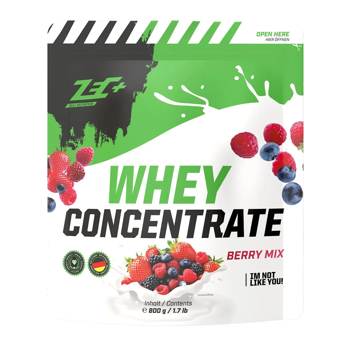 ZEC+ WHEY CONCENTRATE 800g 800g / Spaghetti-Eis – Bild 4