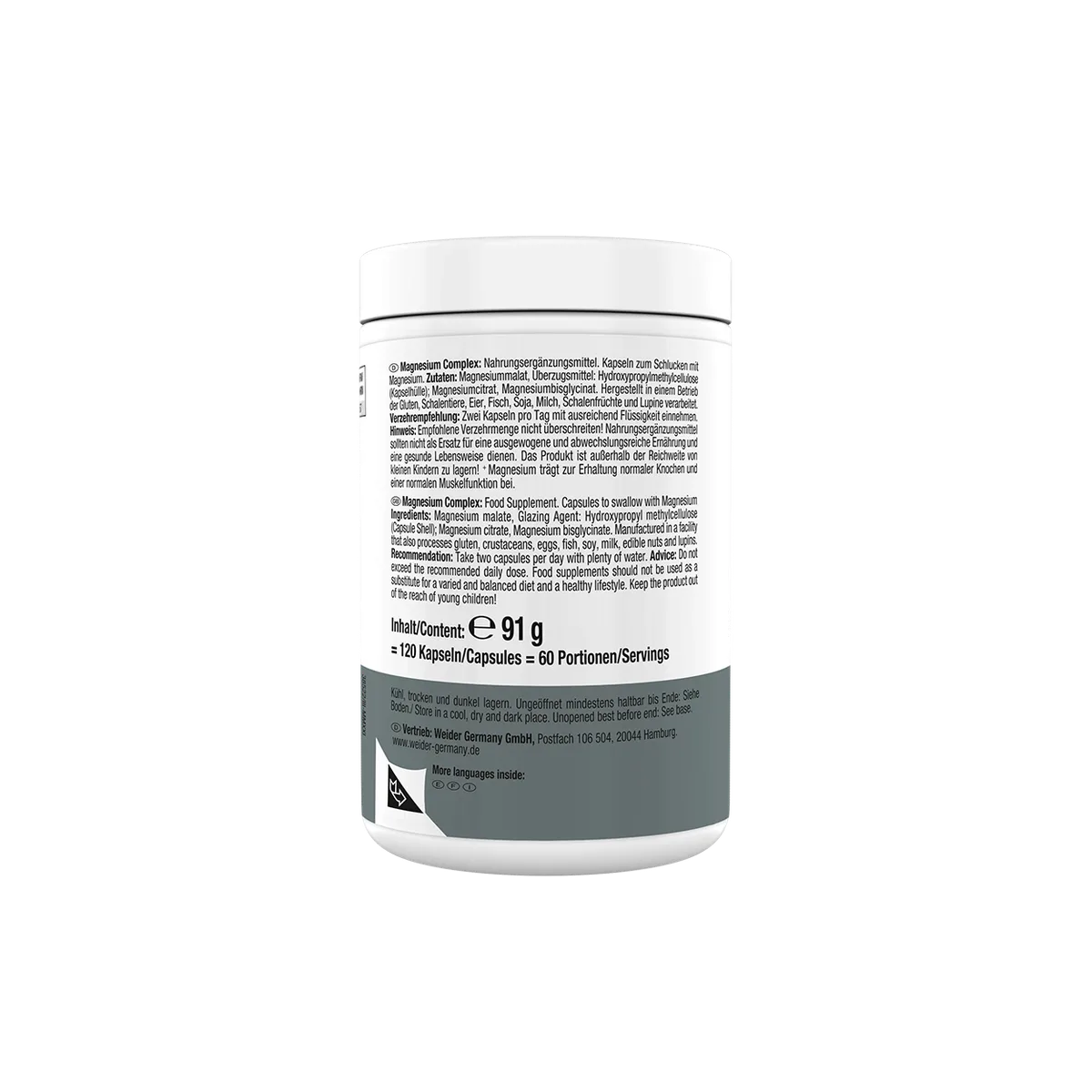 Magnesium Complex 120 Kapseln – Bild 6