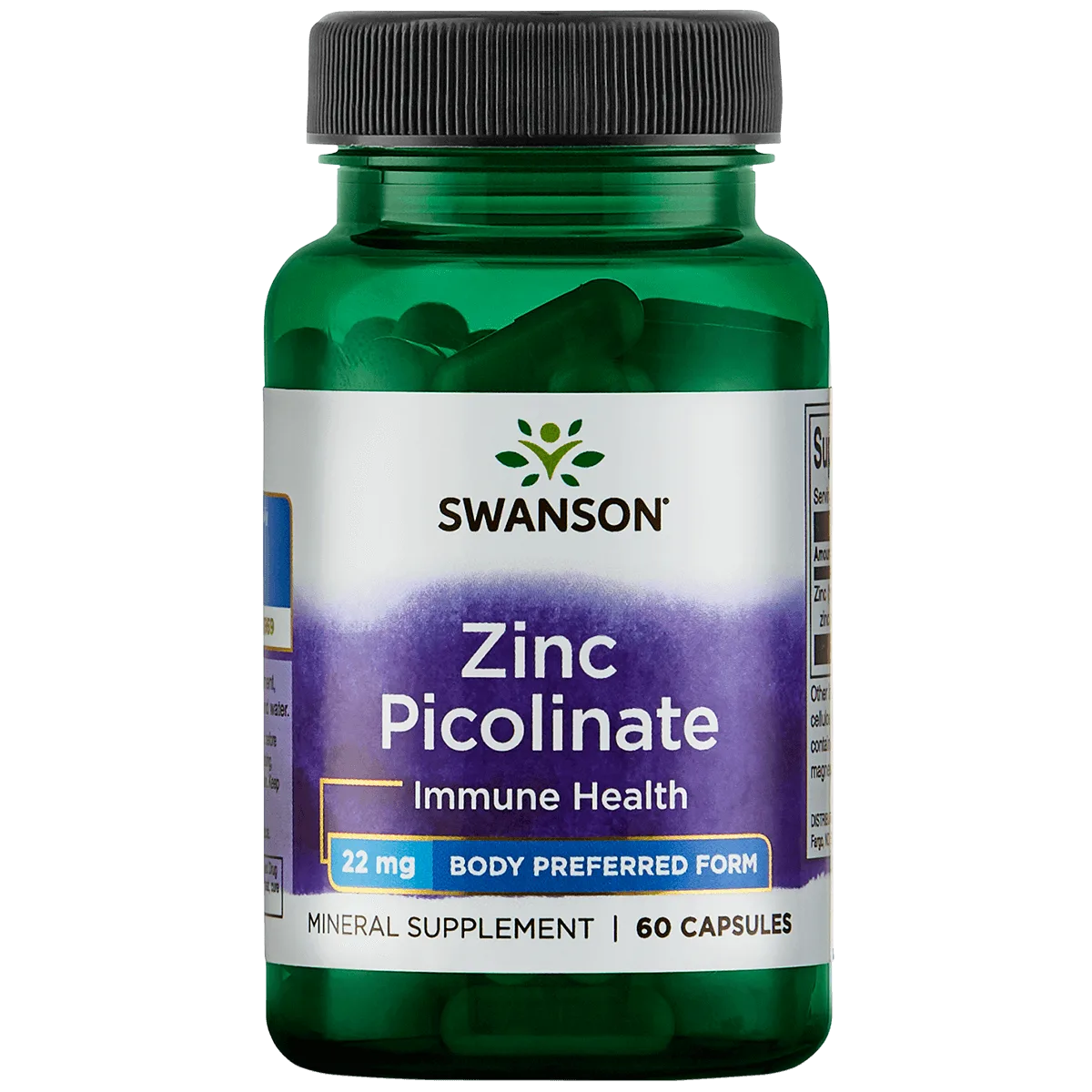 Zinc Picolinate Body Preferred form 22mg 60