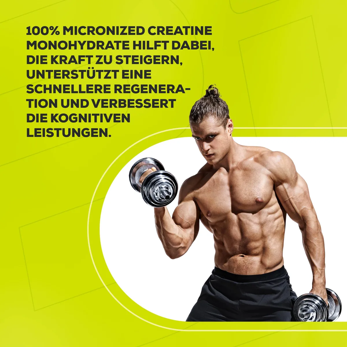 BioTechUSA 100% Creatine Monohydrate | Kreatin in pharmazeutischer Qualität | Mikronisiert | Vegan | Glutenfrei, 500 g Dose – Bild 2