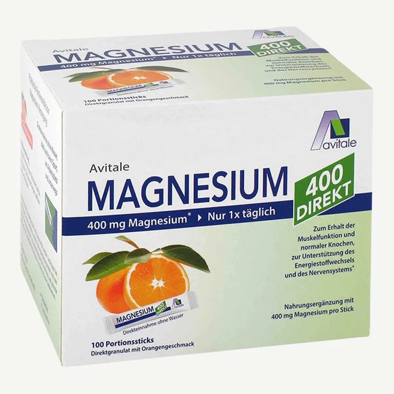 Avitale Magnesium 400 DIREKT, Orange Orange / 100 Stück