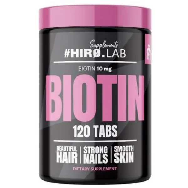 Hiro Lab Biotin 10mg, 120 Tabletten
