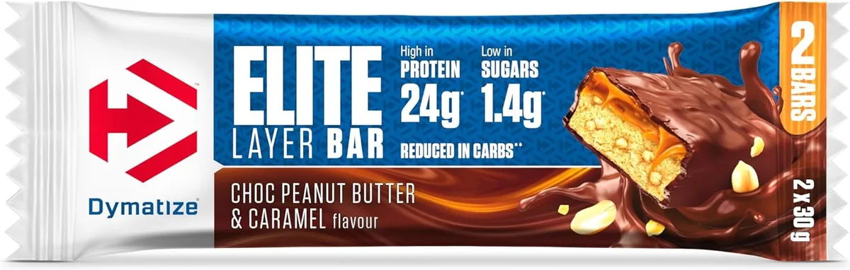 Elite Layer Bar (18x60g) Choc Peanut Butter & Caramel – Bild 4