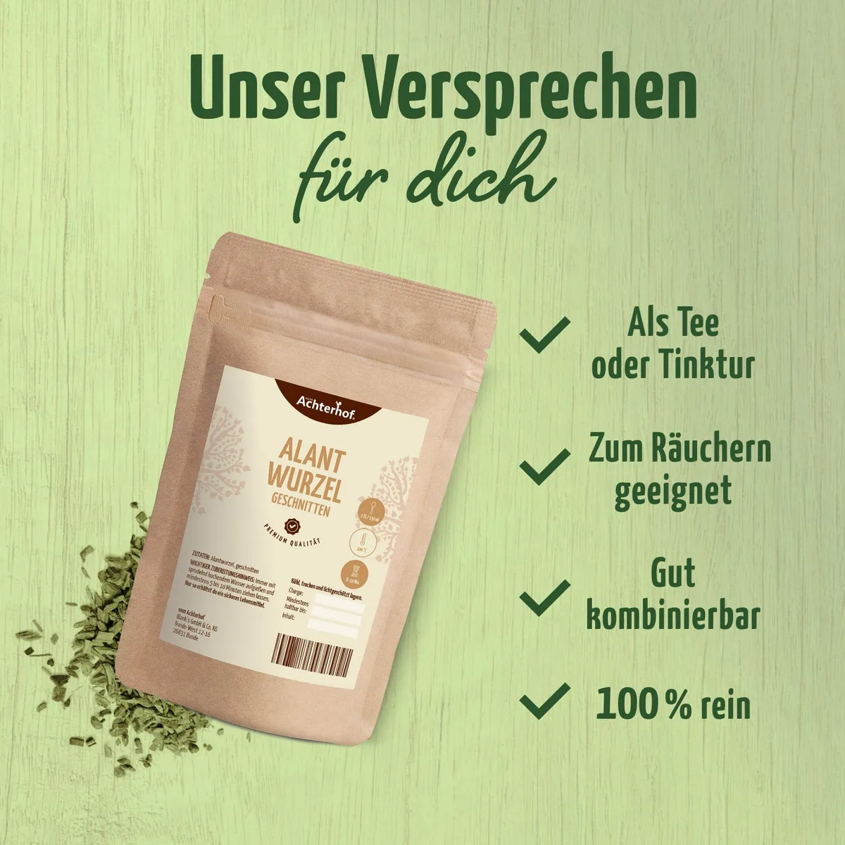 Alantwurzel geschnitten (250g) – Bild 3