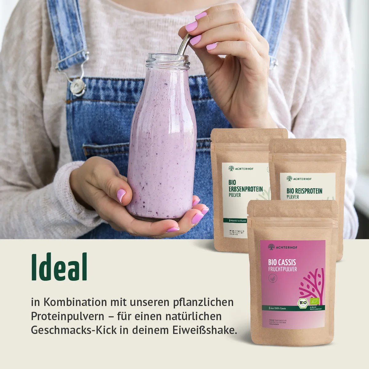 Bio Cassis Fruchtpulver (100g) – Bild 4