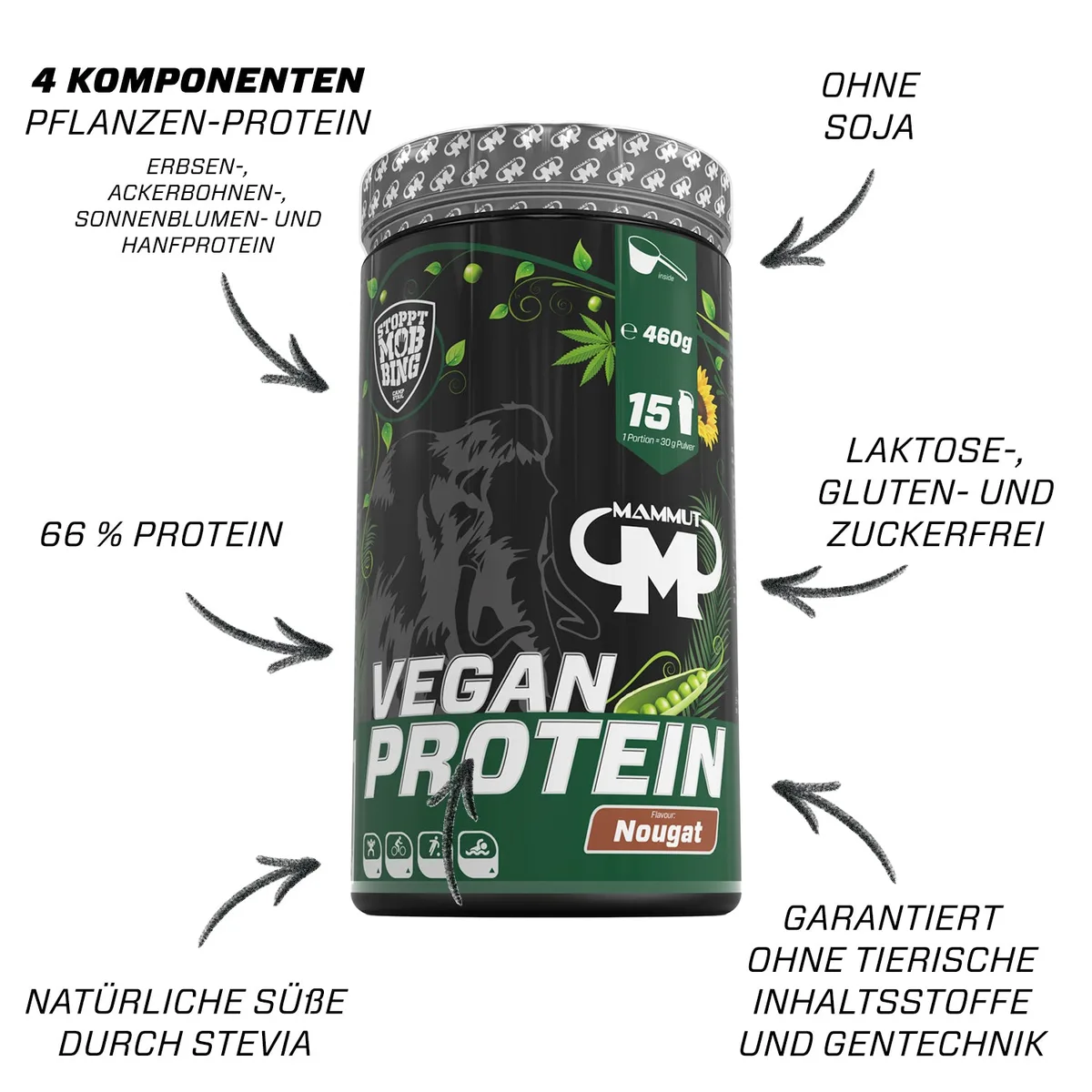 Vegan Protein (460g) Iced Coffee – Bild 2