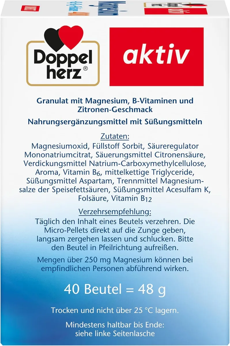 Magnesium 400 direct (40 Portionsbeutel) – Bild 4