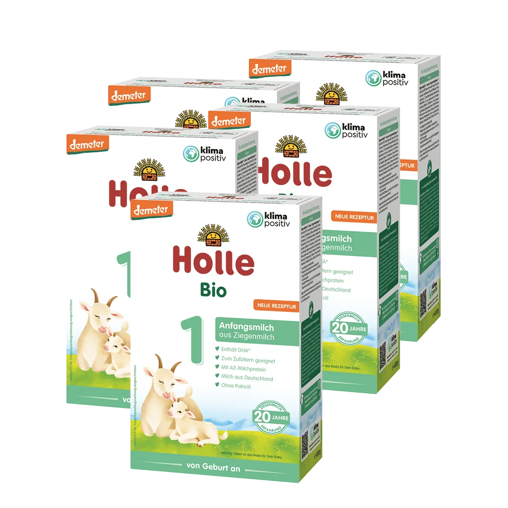 Demeter Anfangsmilch 1 auf Ziegenmilchbasis - 5x400g - von Geburt an
