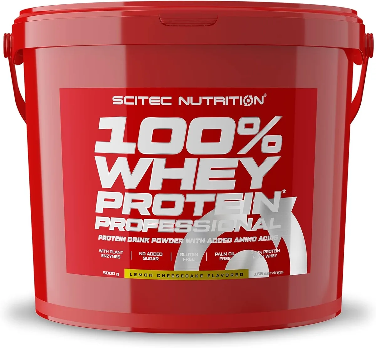 100% Whey Protein Professional (5000g) Erdbeer-weiße-Schokolade – Bild 6