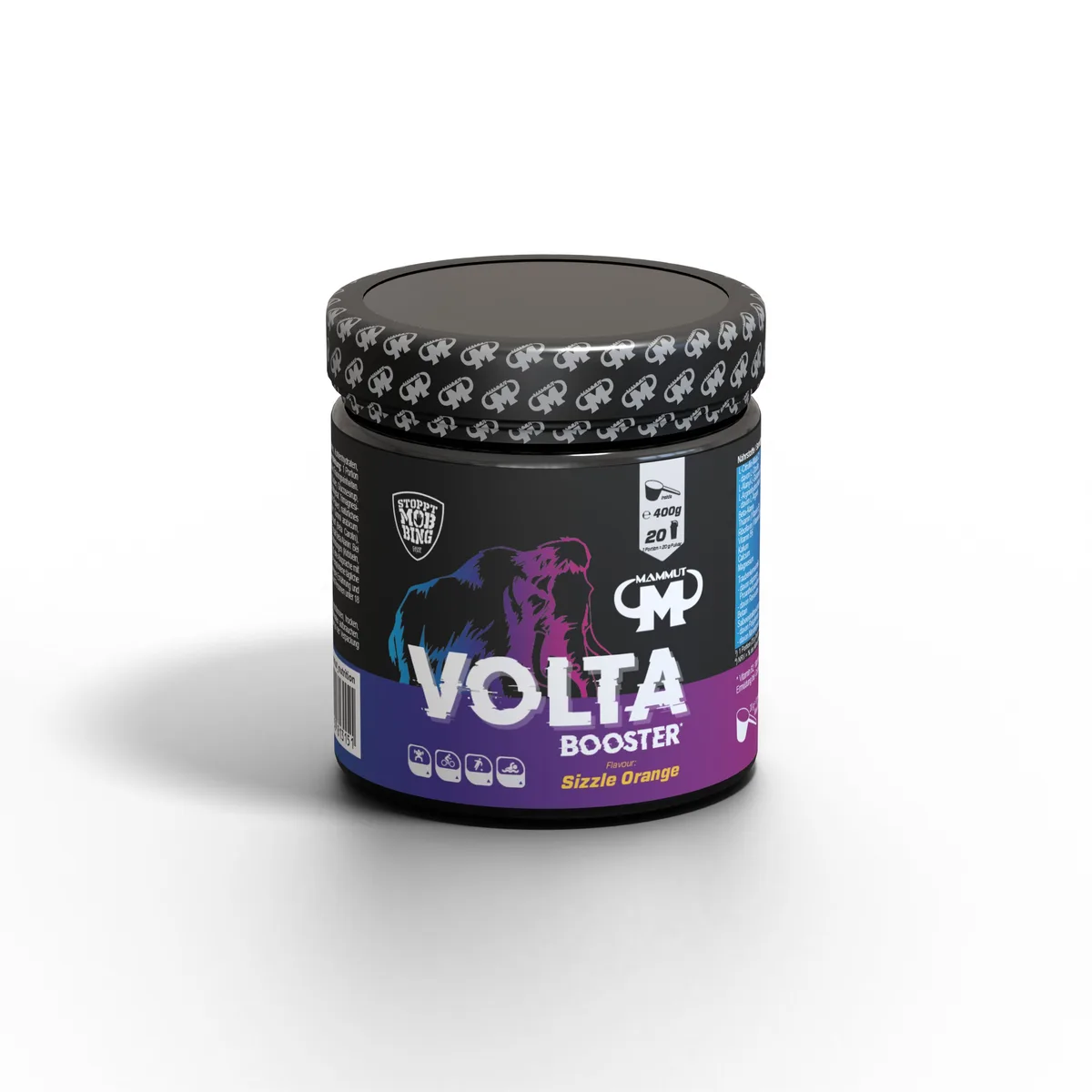 Volta Pre-Workout Booster Sizzle Orange (400g) – Bild 7
