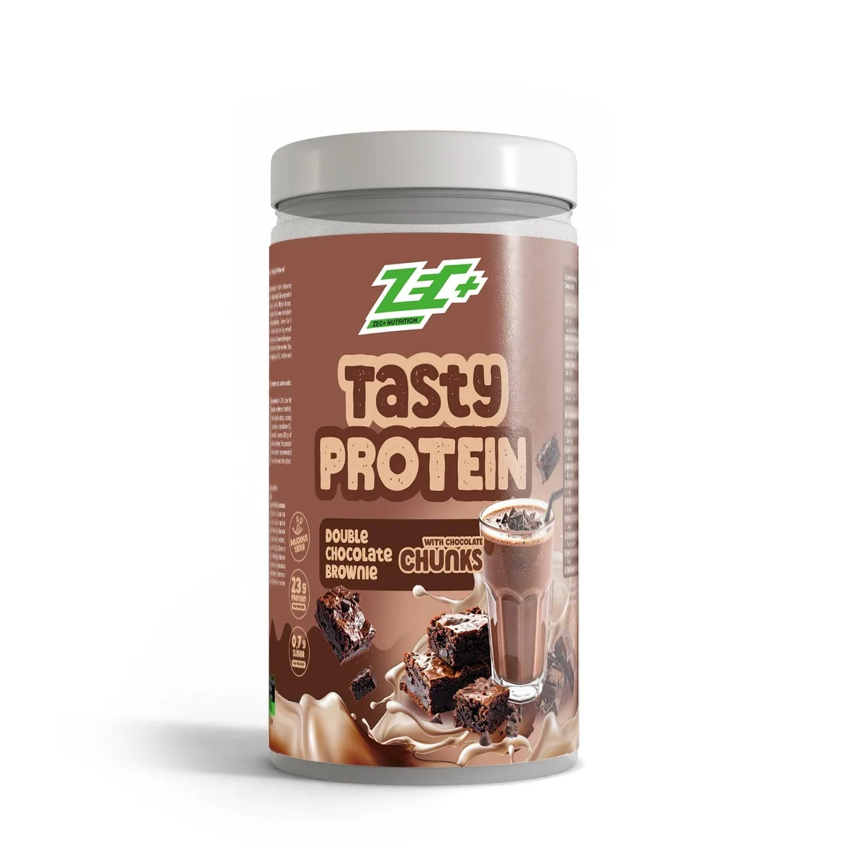 ZEC+ TASTY PROTEIN 450g 450g / Double Chocolate Brownie – Bild 6