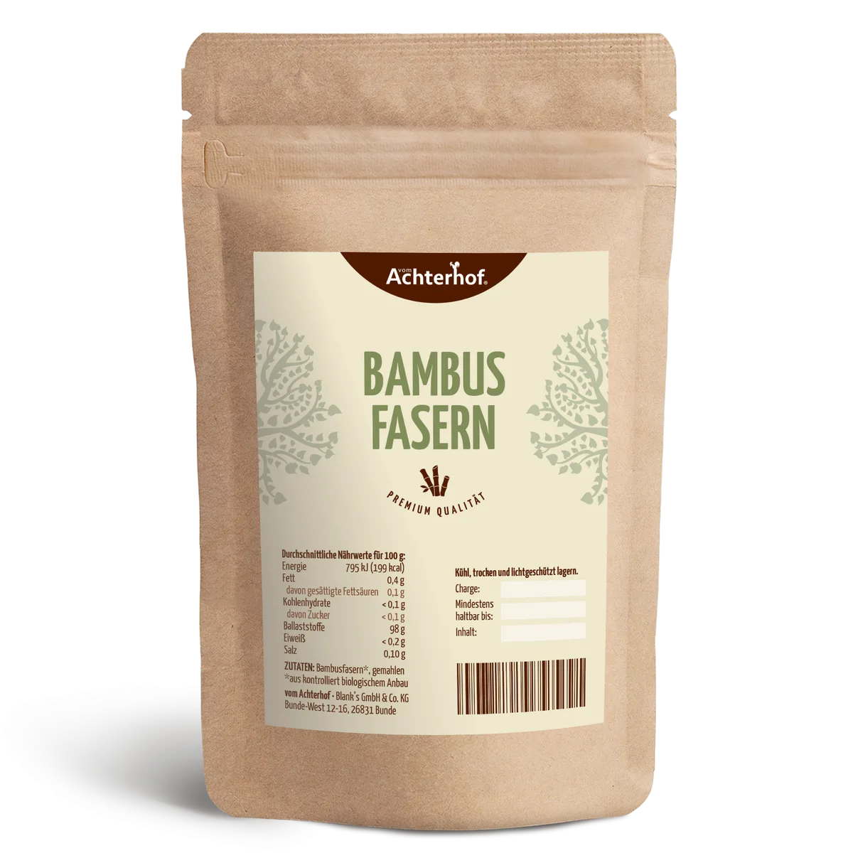 Bambusfasern gemahlen (1000g)