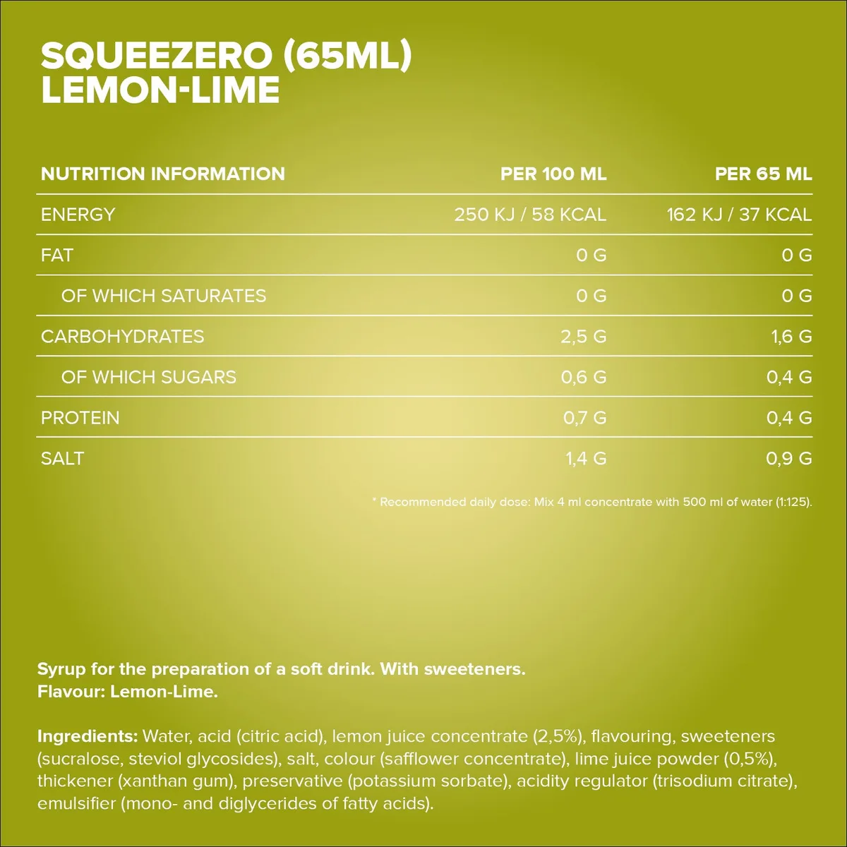 SqueeZero (65ml) - Zitrone Limette – Bild 4
