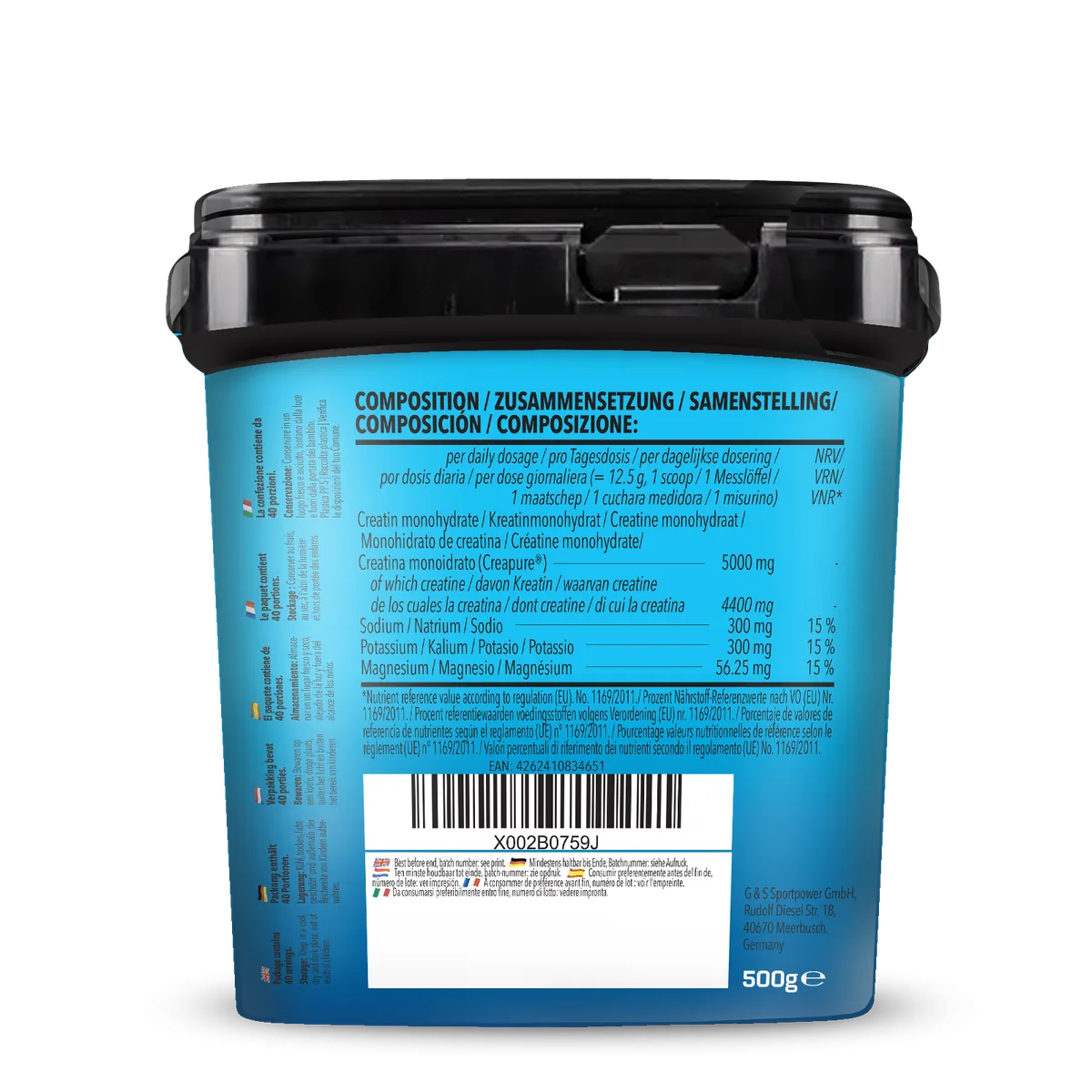 Electrolytes + Creatine Drink (500g) Cola – Bild 3