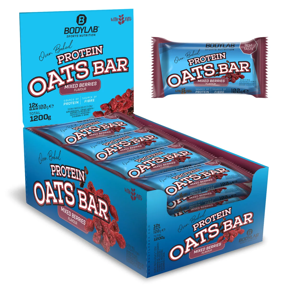 Protein Oats Bar (12x100g) Mandel – Bild 6