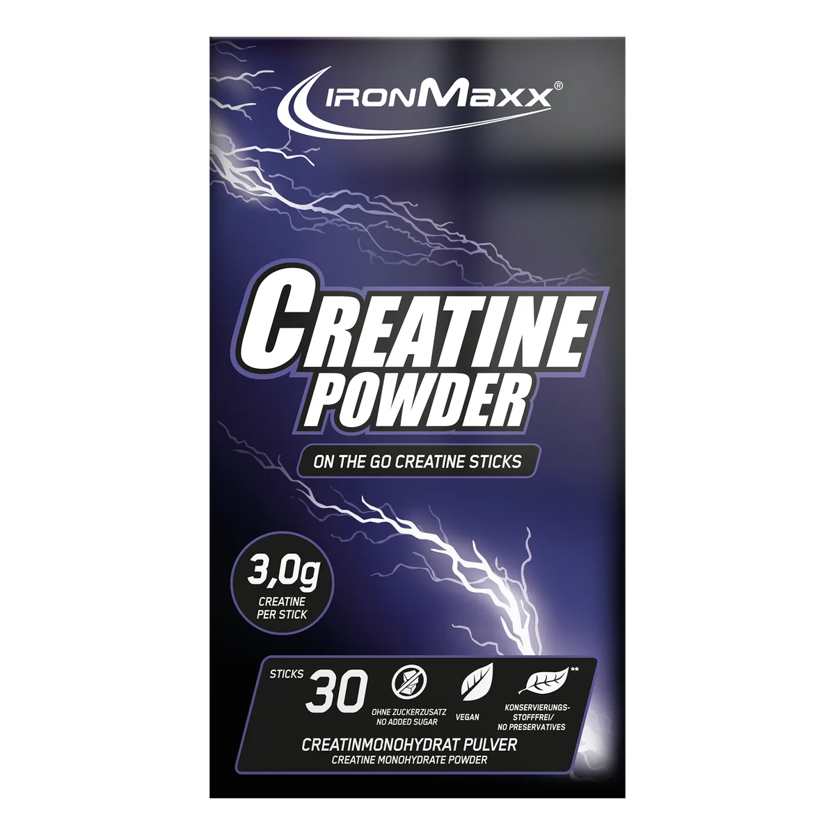 Creatine Monohydrate Sticks (30x3,4g)