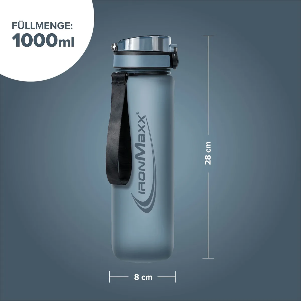 Sport Water Bottle (1000ml) - Kyanite Blue – Bild 4