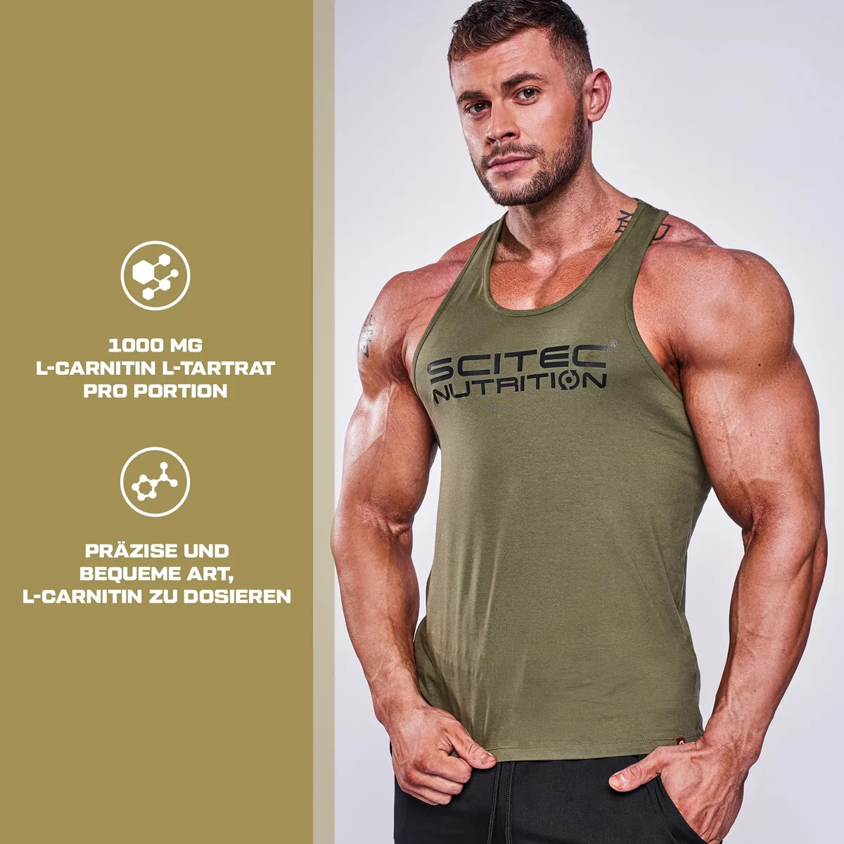 Scitec Nutrition Mega Carni 1000 | 1000 mg L-Carnitin L-Tartrat pro Portion | Hochdosierte Formel | Koffeinfrei, 60 Mega-Kapseln – Bild 2