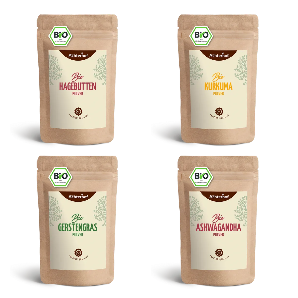 Goldene Milch Mischung 4er Bio Set