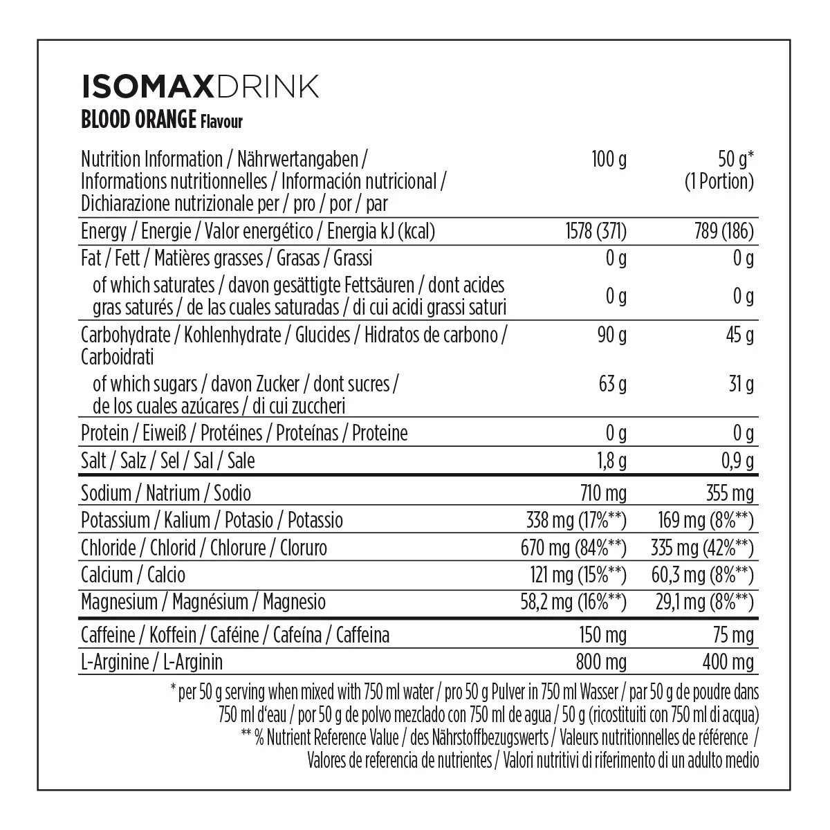 Isomax - Blutorange (1200g) – Bild 5