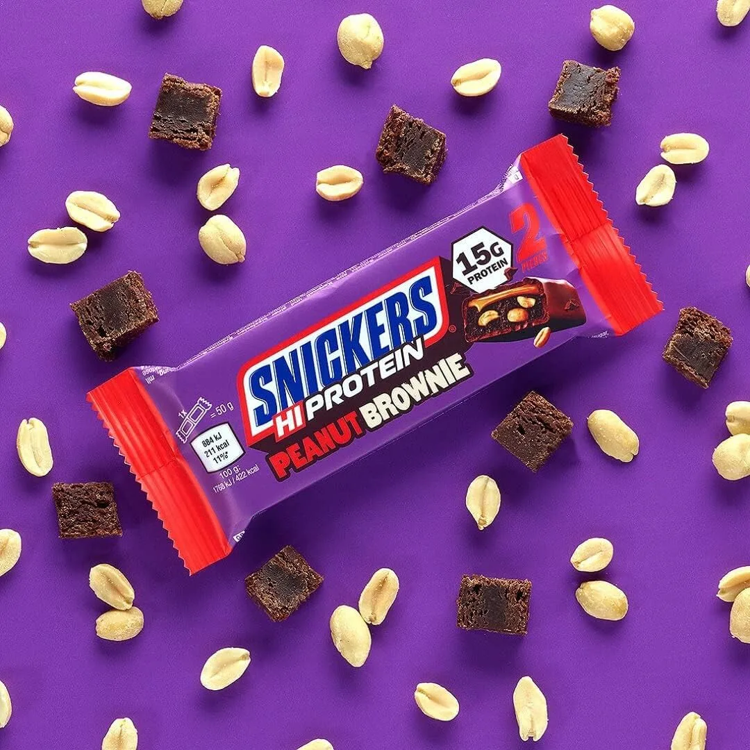 Snickers High Protein Bar Peanut Brownie (12x50g) – Bild 3