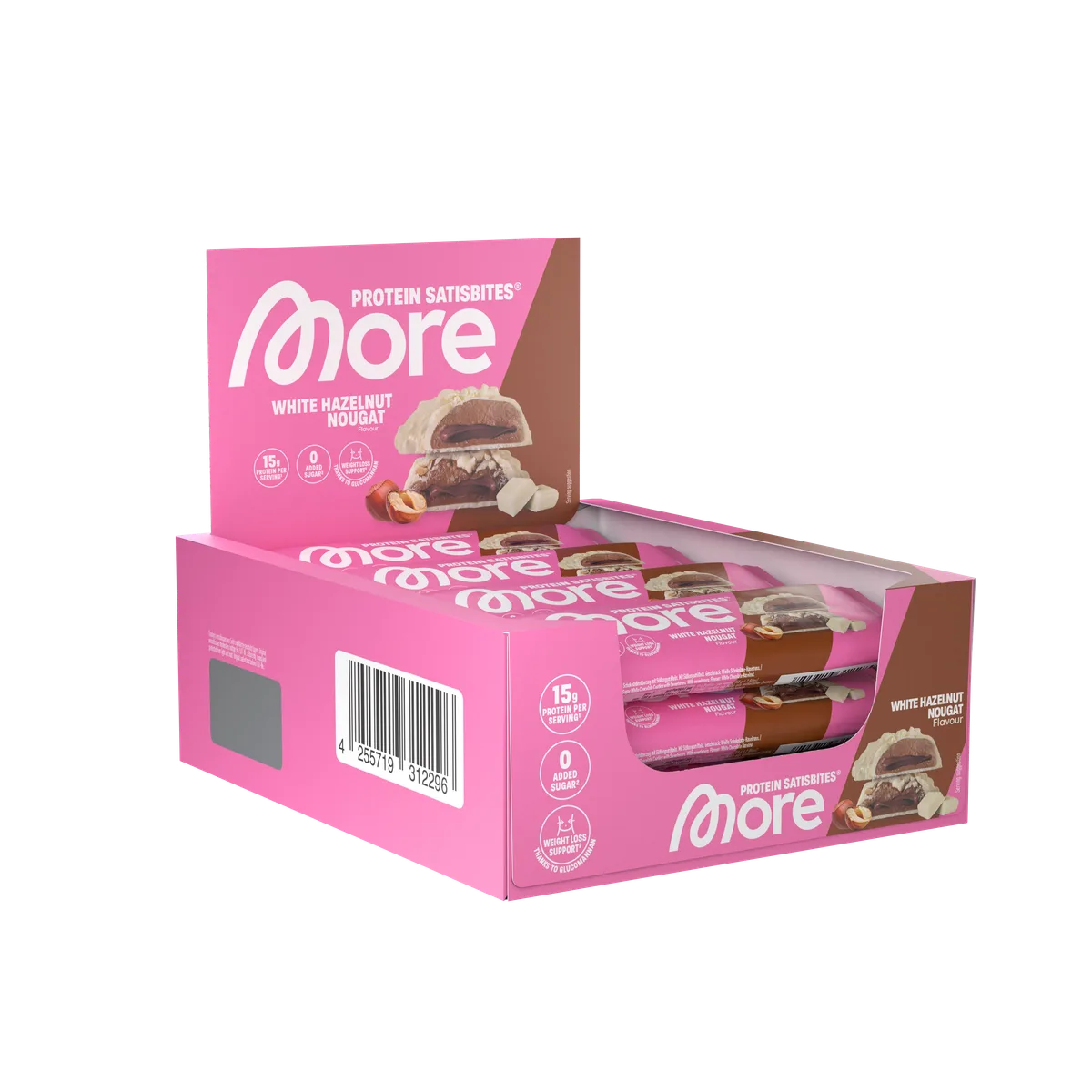 More Protein Satisbites Pink Raspberry Cheesecake (Pink Design) / 12 x 2x25g – Bild 7