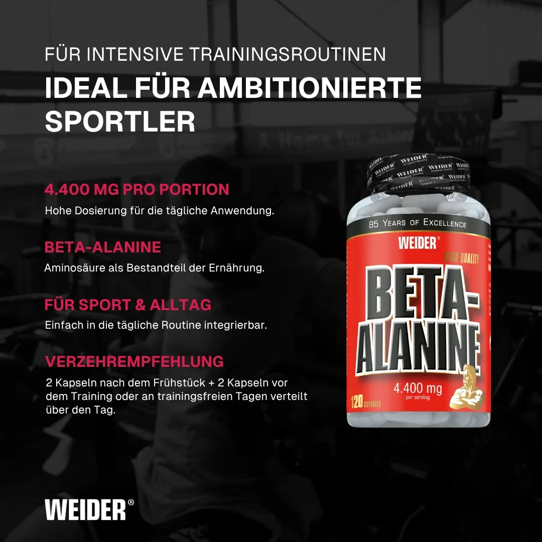 Beta Alanine Caps 120 Kapseln – Bild 3