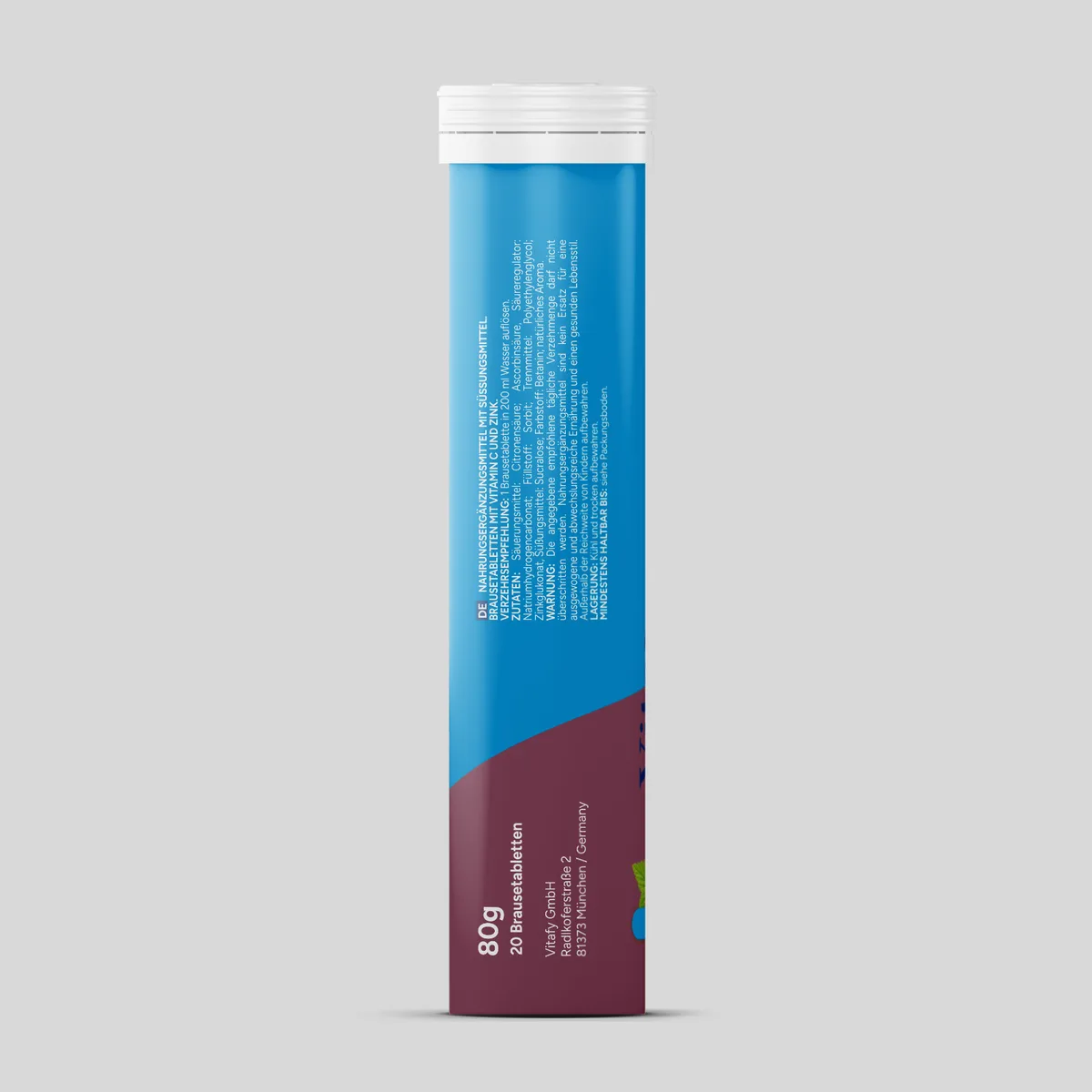 Vitamin C + Zink - Cassis (20 Brausetabletten) – Bild 8