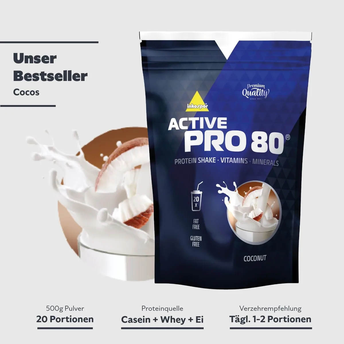 Active Pro 80 (500g) Stracciatella – Bild 8