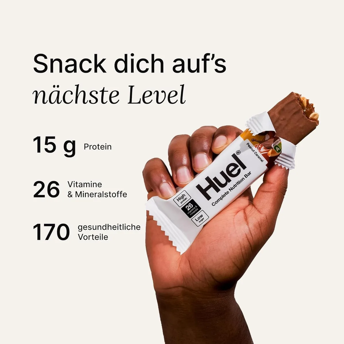 Huel Complete Nutrition Bar (12x55g) Dark Chocolate Raspberry – Bild 2