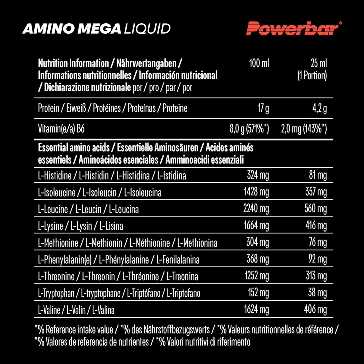 Amino Mega Liquid Ampoules (20 x 25ml) – Bild 3