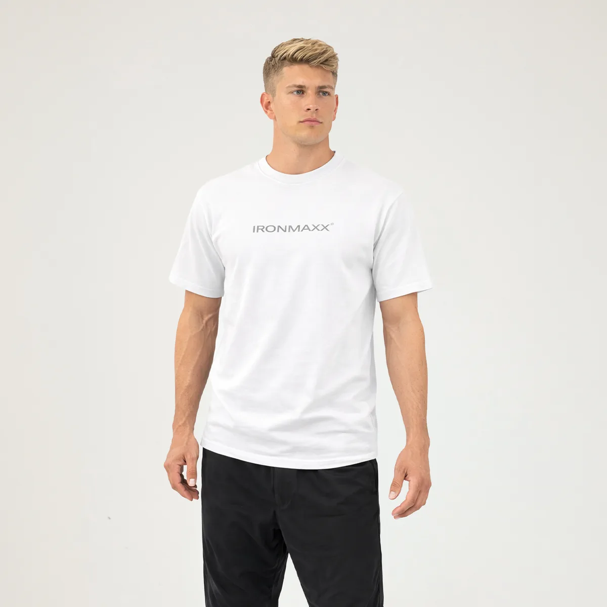 T-Shirt Herren Weiß - Herren M – Bild 2