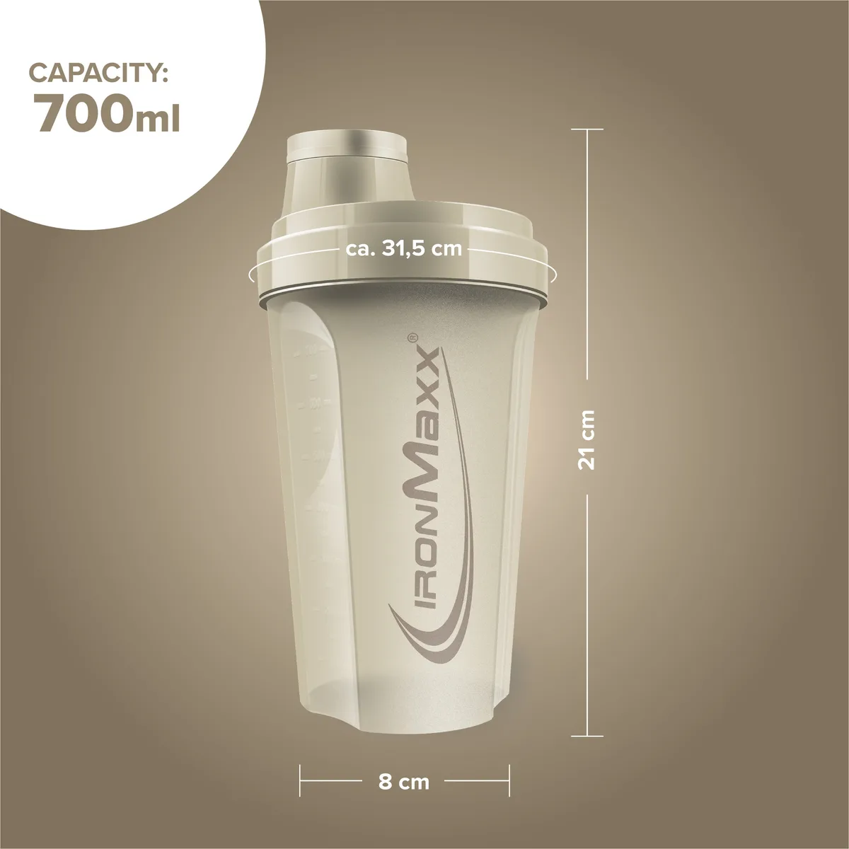 Shaker (700ml) - Sandstone Beige – Bild 7