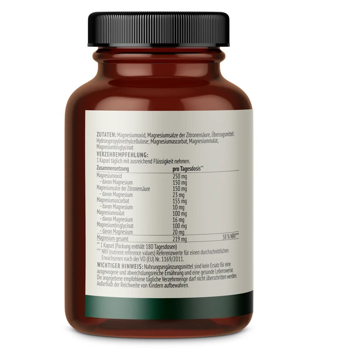 Magnesium Komplex (180 Kapseln) – Bild 4