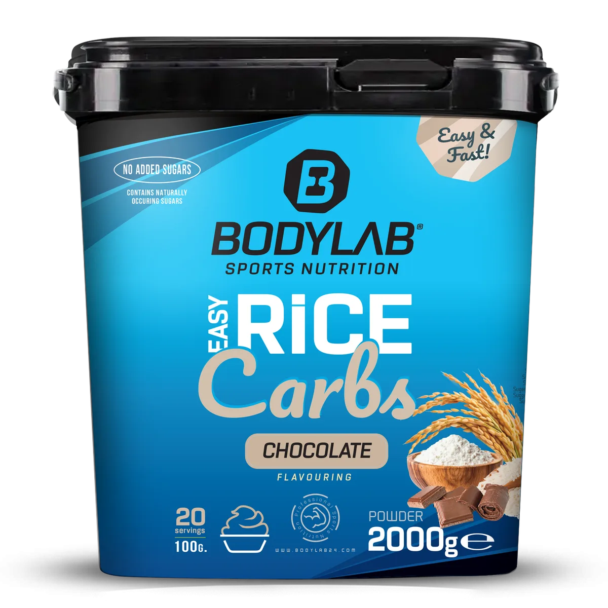 Easy Rice Carbs (2000g) Vanille – Bild 2