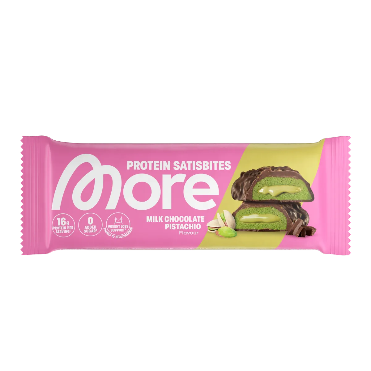 More Protein Satisbites White Chocolate Strawberry Cream / 2 x 25g – Bild 3