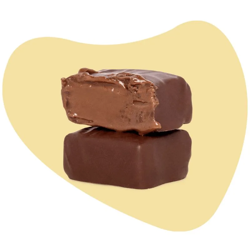 Wana Bars Creamy Twins 45g Riegel / Dark Chocolate & White Chocolate Filling – Bild 2