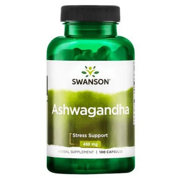 Swanson Ashwagandha 450mg, 100 Kaps.