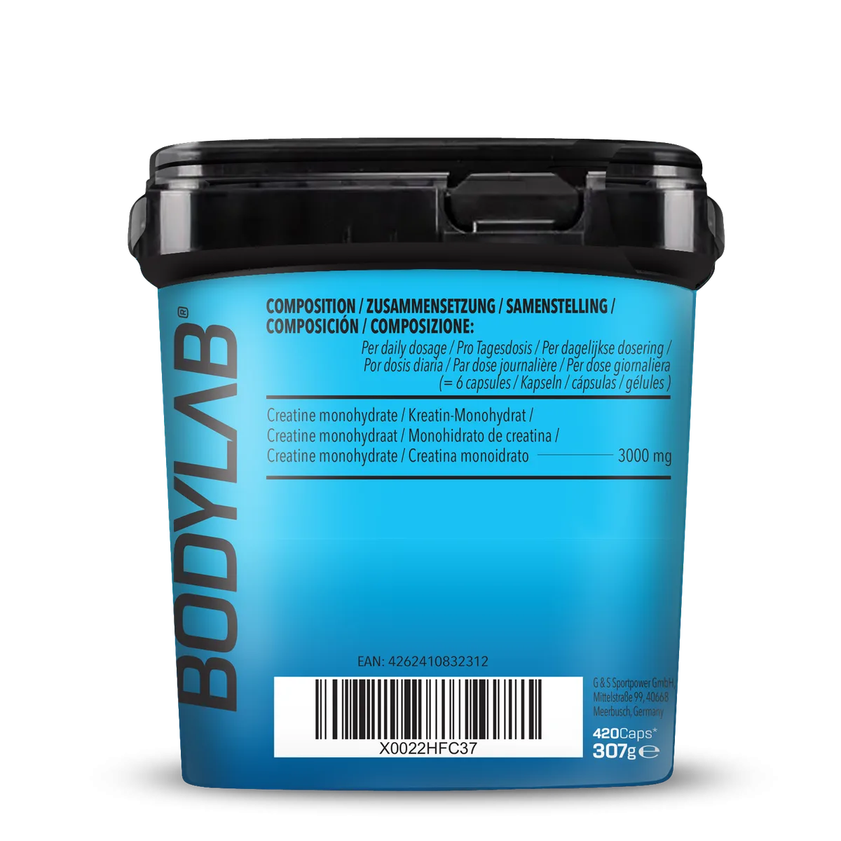 BIG PACK Creatine Monohydrate (420 Kapseln) – Bild 2