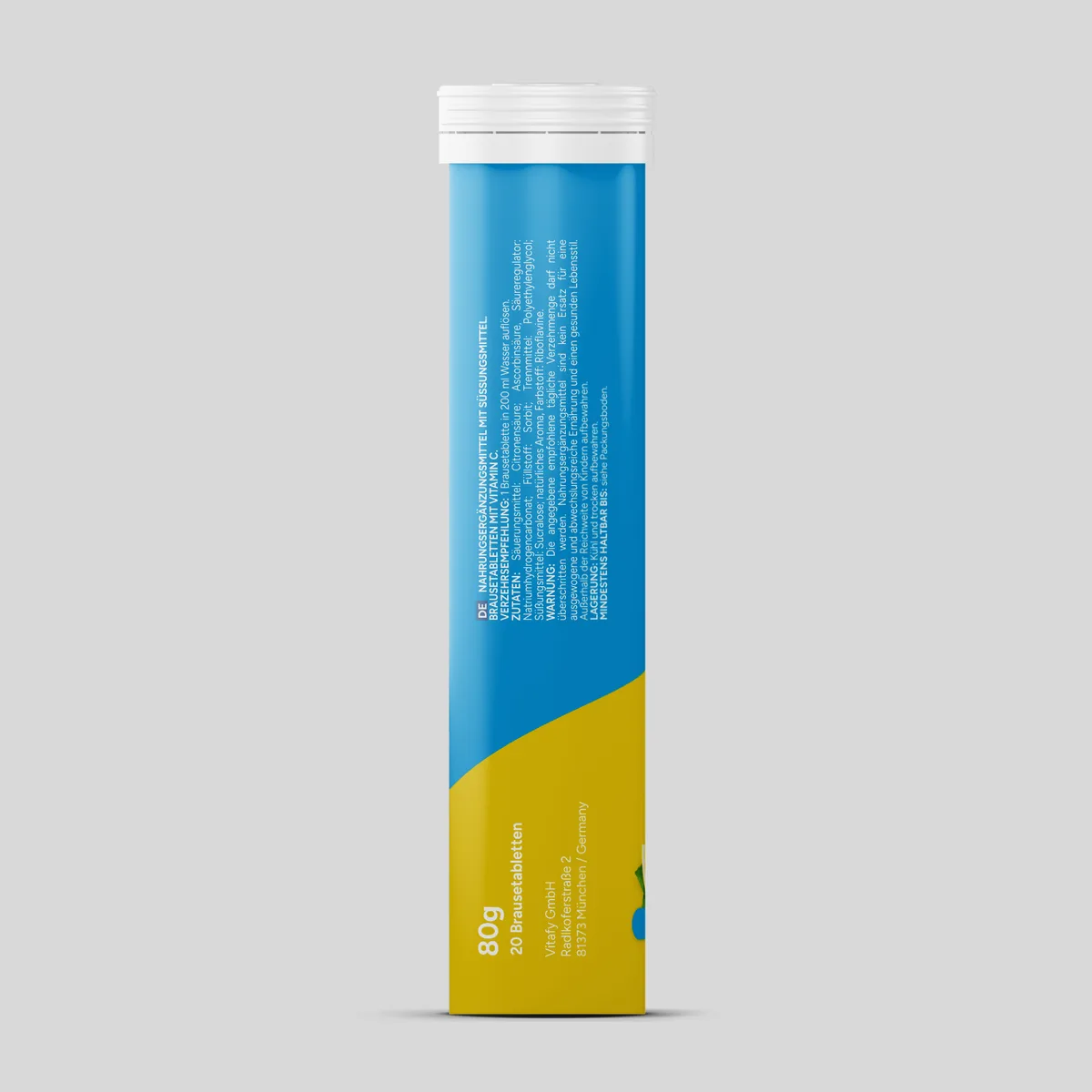 Vitamin C - Zitrone (20 Brausetabletten) – Bild 8