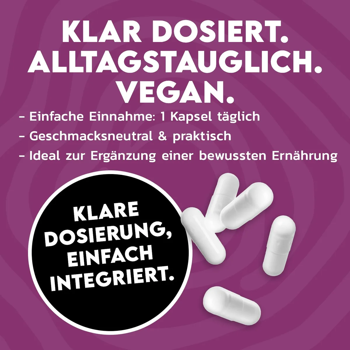 INLEAD - Q10 Coenzym 250mg | Hochdosiertes Ubichinon mit Vitamin E & schwarzem Pfefferextrakt | Vegan, Glutenfrei & Laktosefrei - 120 Kapseln â Bild 3