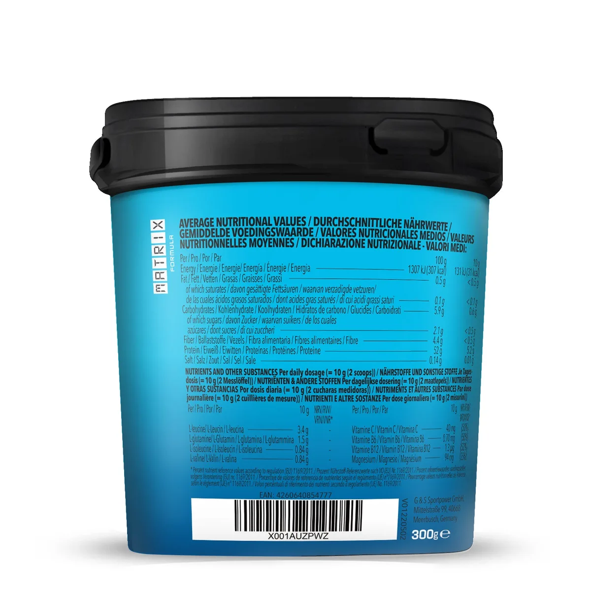 BCAA Drink Powder Matrix Formula (300g) Wassermelone – Bild 6