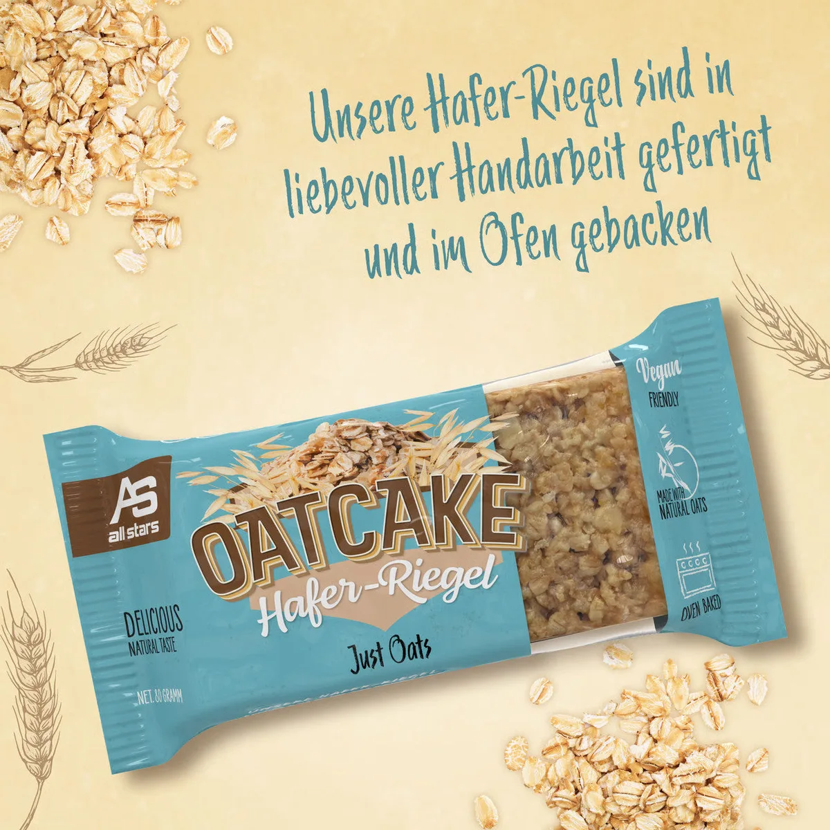 Oatcake (12x80g) Chocolate – Bild 3