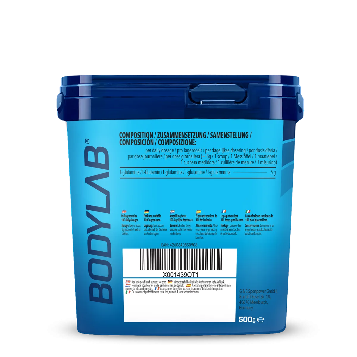 Glutamin Powder (500g) – Bild 3