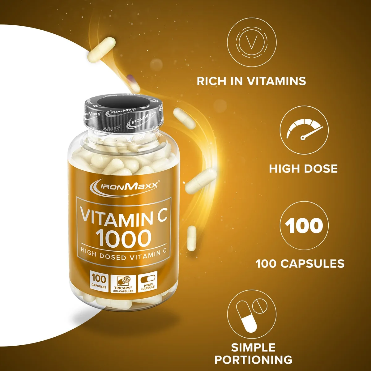 Vitamin C 1000 - 100 Kapseln – Bild 8