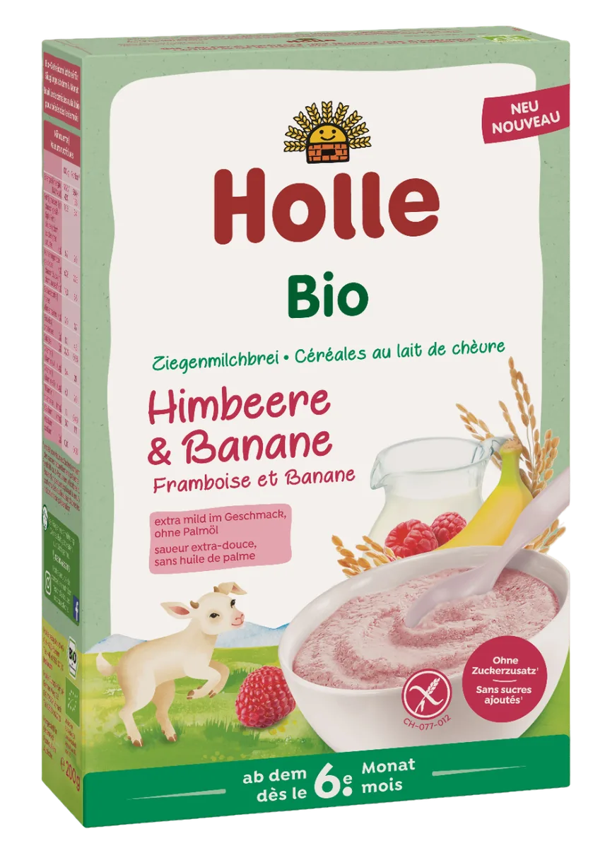 Bio-Milchbrei aus Ziegenmilch ab dem 6. Monat (200g) Blaubeere – Bild 2